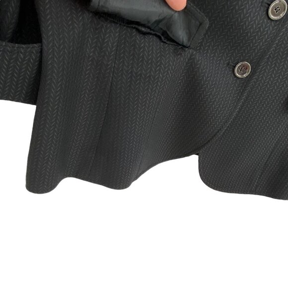 Tahari ASL Chevron Skirt Suit Black Chevron Pattern Women's 16 - Picture 11 of 16